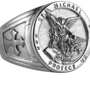 Saint Michael Ring - Size 8